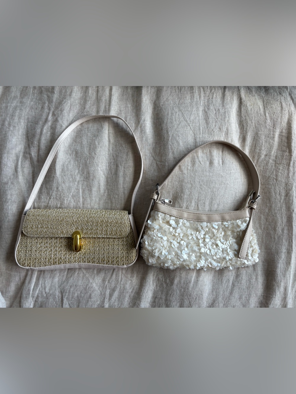 2 for 1 Shein Shoulder Bags Sequin and Tweed